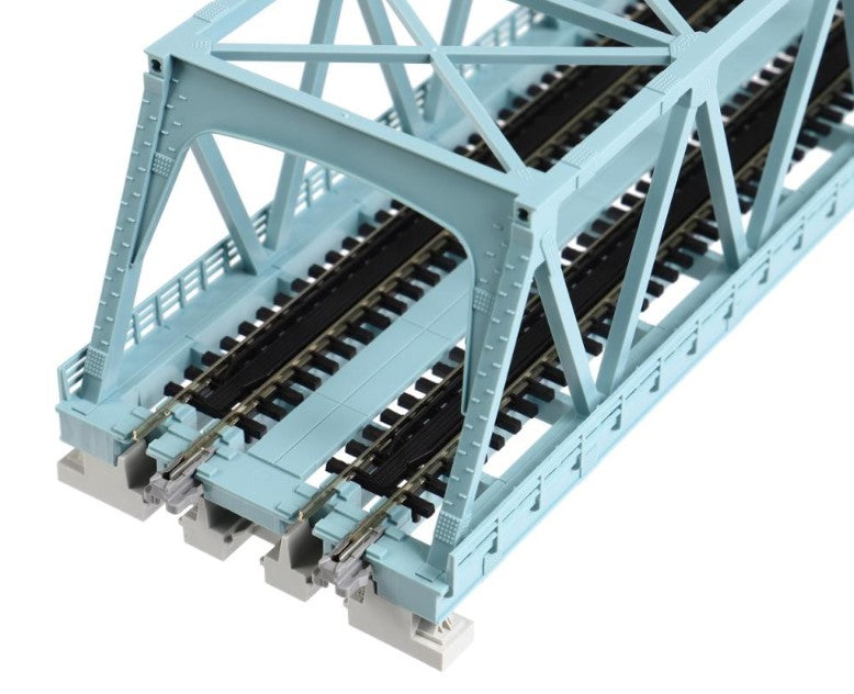 Kato 20-436 Double Track Truss Girder Bridge 248mm Light Blue