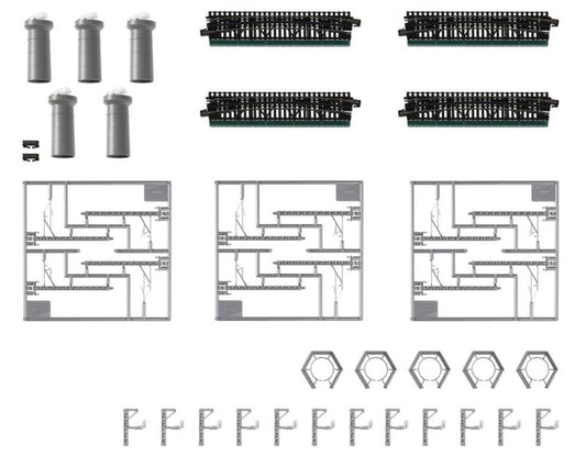 Kato 20-823 Curved Bridge Set Green R448-60 Degree