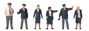British Rail Staff (6) British OO Scale Figure Set