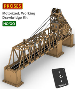 HO/OO Scale Motorised Drawbridge Kit