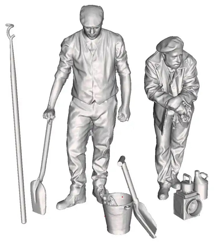 Modelu Modelu OO Gauge Loco Specific Crew - Peckett Loco Crew Pack 2 – Rails ...