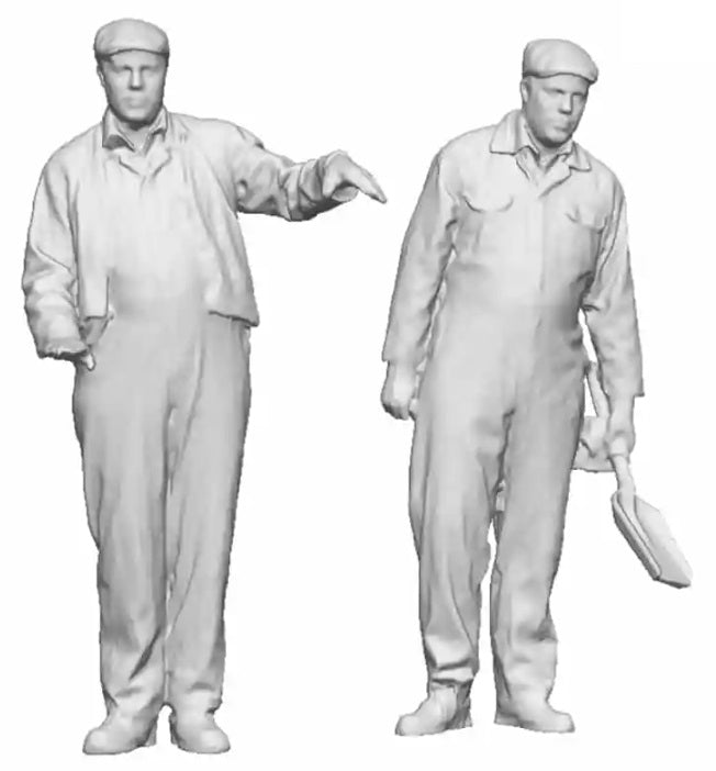 Modelu 11215076 OO Gauge Loco Specific Crew Andrew Barclay Rails