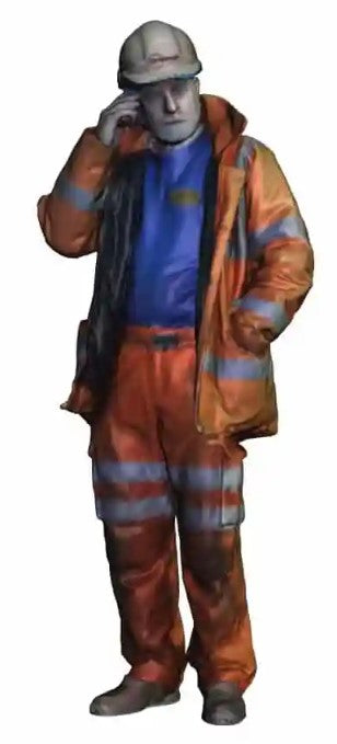 N Gauge 1995-Present Privatisation - Man in Hi Vis using Phone