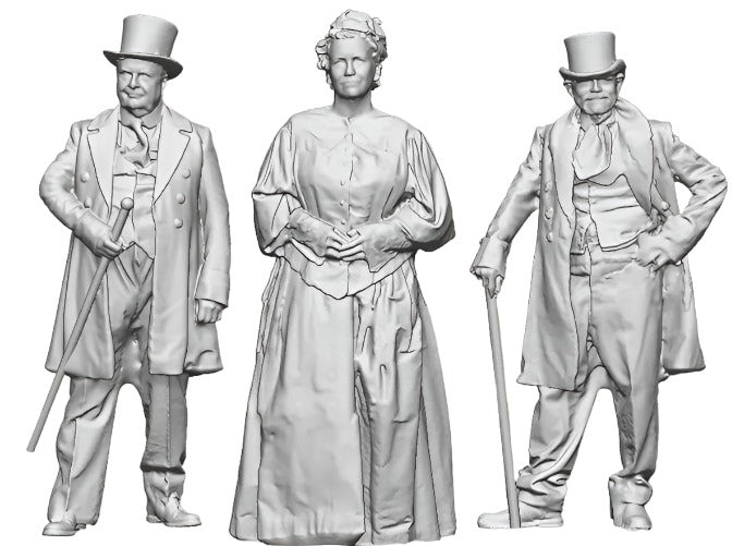 N Gauge 1804-1870 Pioneering - Victorian People Set 3