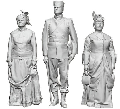 N Gauge 1804-1870 Pioneering - Victorian People Set 5