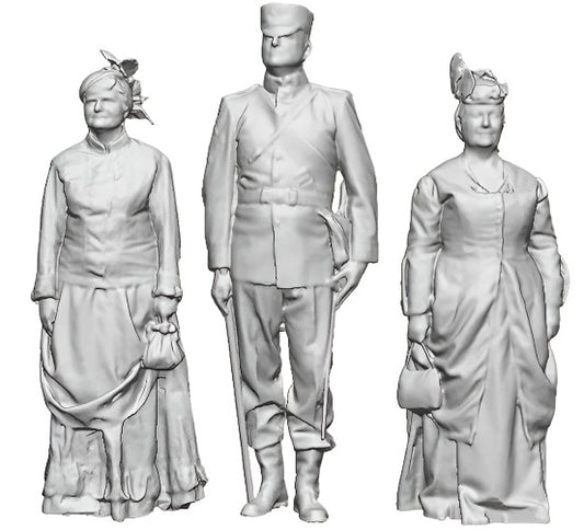 N Gauge 1804-1870 Pioneering - Victorian People Set 5