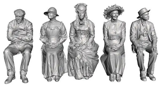 N Gauge 1870-1922 Pre-Grouping - Seated Passengers Pack A