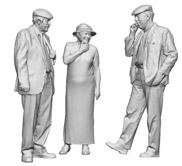 N Gauge Pendon Collection - People in Conversation Bundle 1