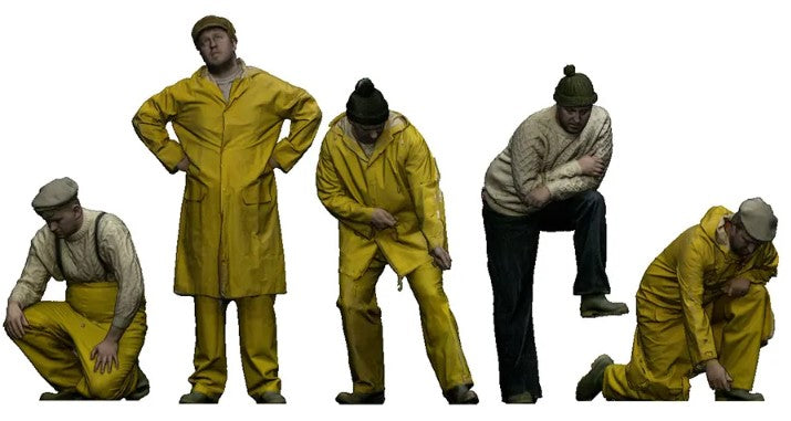 N Gauge 1948-1968 British Railways - Fishermen on Deck Bundle