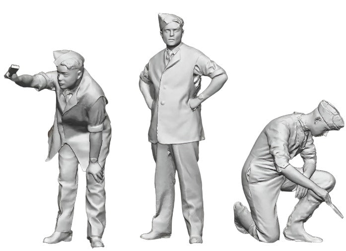 1:32 Scale RAF Through the Ages - World War Two - RAF Ground Crew Set 2