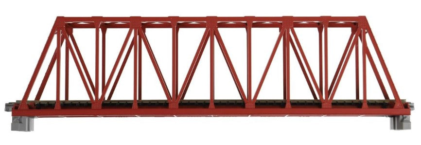 Unitrack (S248T) Straight Truss Girder Bridge Red/Brown 248mm