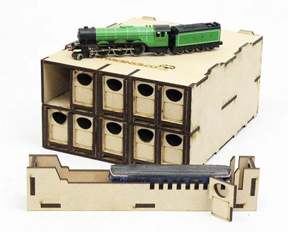 WWS N-Gauge Loco Storage Box 10 Drawers