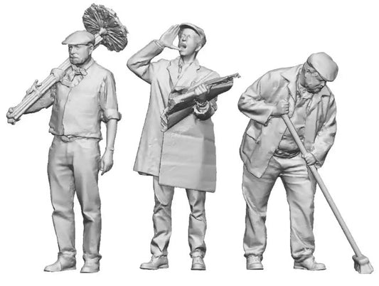 N Gauge Work & Industry Street Workers