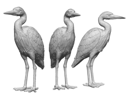 OO Gauge Pets, Wildlife & Livestock - Herons - Pack of 3