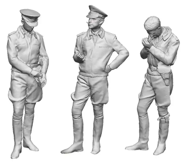 1:72 Scale - World War Two - Luftwaffe Pilots in Conversation
