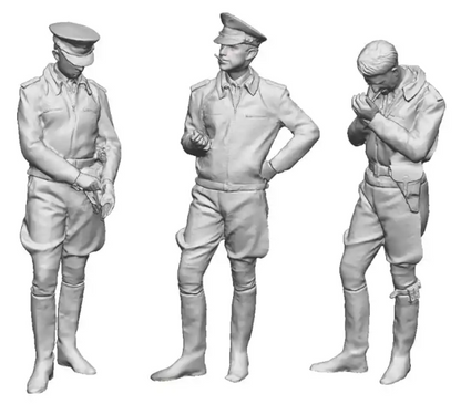 1:72 Scale - World War Two - Luftwaffe Pilots in Conversation