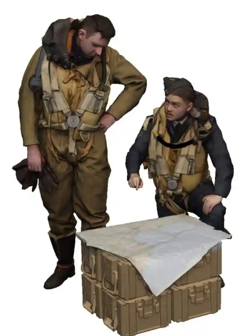 1:72 Scale RAF Through the Ages - World War Two - RAF Fighter Bomber Crew