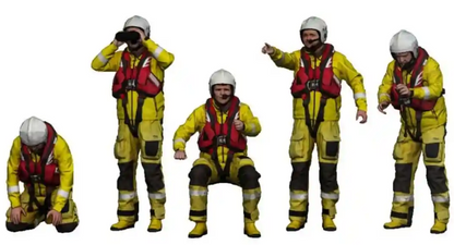 1:48 Scale - Trade & Services - RNLI Crew on Deck