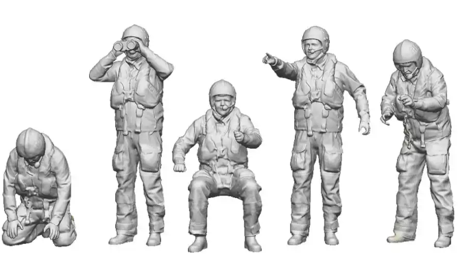 1:32 Scale - Trade & Services - RNLI Crew on Deck