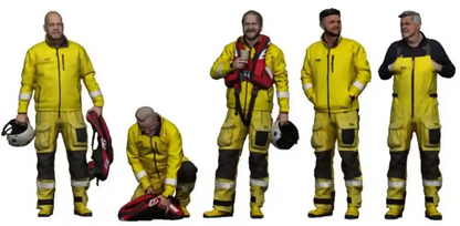 1:32 Scale - Trade & Services - RNLI Crew on Shore