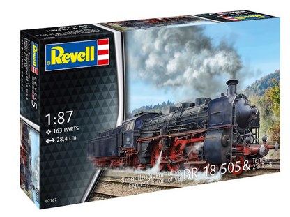 Express Locomotive BR 18 505 with Tender 2'3' T38 Model Kit