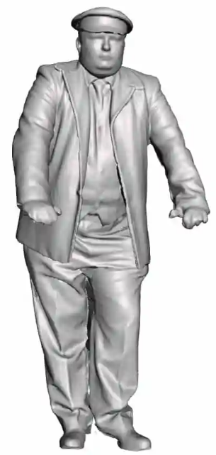 N Gauge - Railway & Lineside - 1948-1968 British Railways - Goods Guard leaning on Veranda