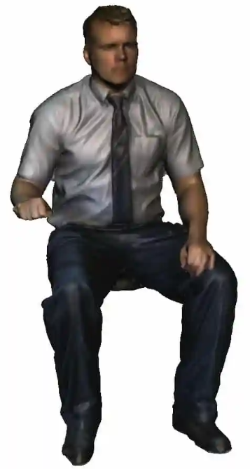 N Gauge - Railway & Lineside - 1998-Present Day - Seated Driver in shirt & tie