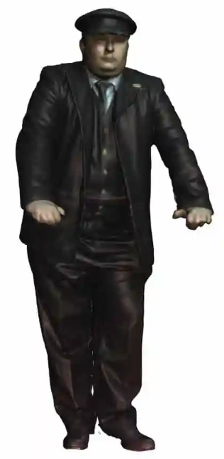 OO Gauge - Railway & Lineside - 1948-1968 - Goods Guard leaning on Veranda