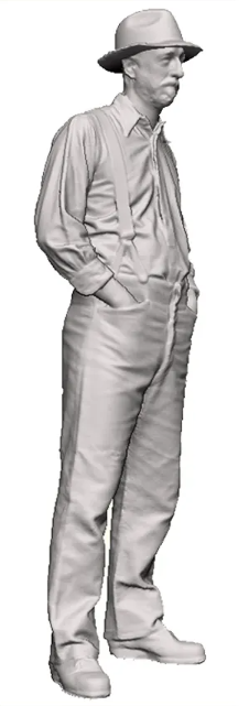 N Gauge - Trade & Services - Mill Worker