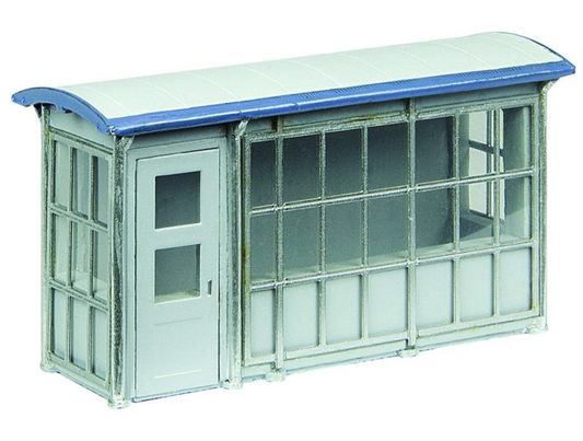 Metal Platform Shelter - Blue