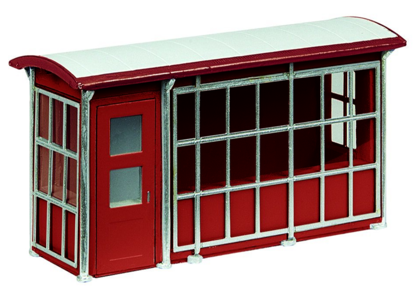 Metal Platform Shelter - Red