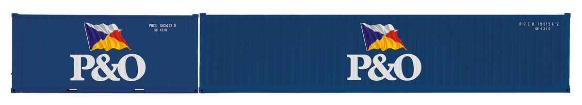 P&O, Container Pack 1 x 20 and 1 x 40 Containers
