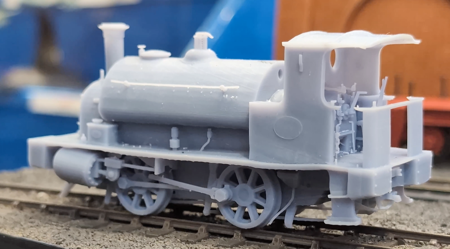 OR76CRP005 CR Class 264/611 BR Early Crest Plain Black 56035 Steam Locomotive
