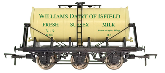 4F-031-146 6 Wheel Milk Tanker Williams Dairy - Weathered