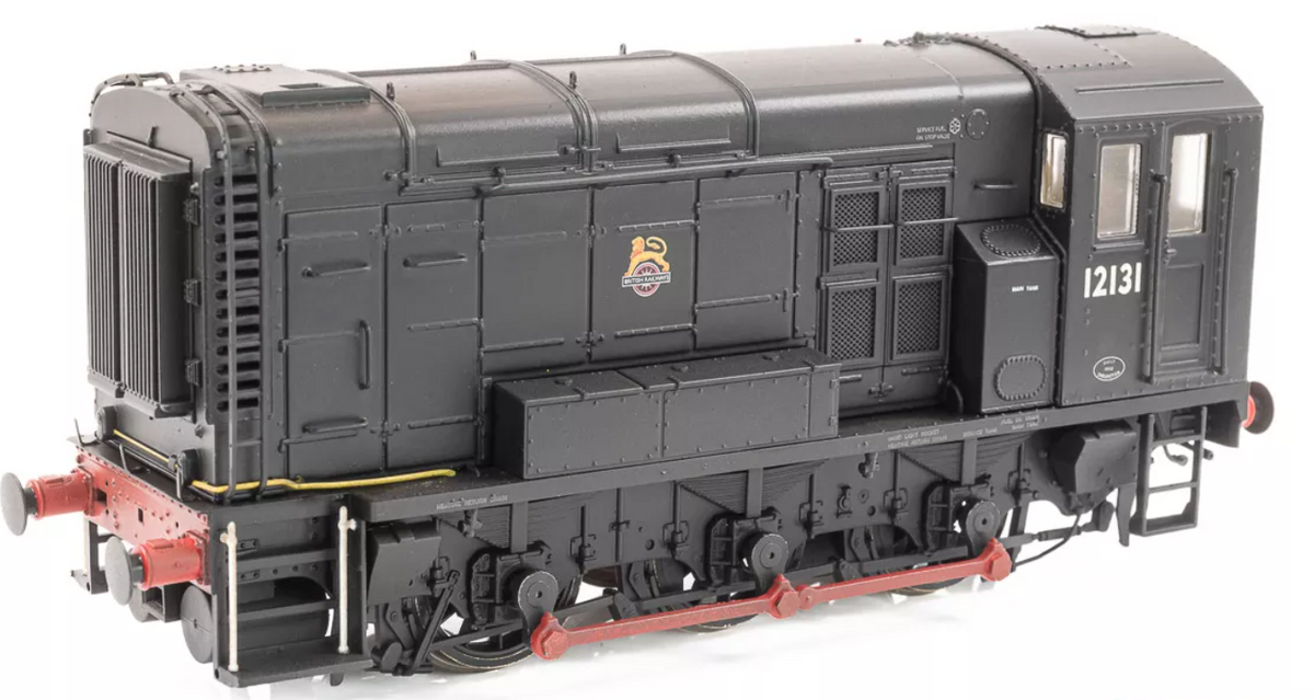 MR-509 Class 11 Shunter BR Black Early Emblem 12131 Diesel Locomotive - Weathered