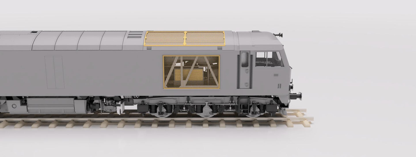 Highly Detailed Deluxe Weathered Class 60 061 “Alexander Graham Bell” Triple Grey Coal Diesel Electric Locomotive