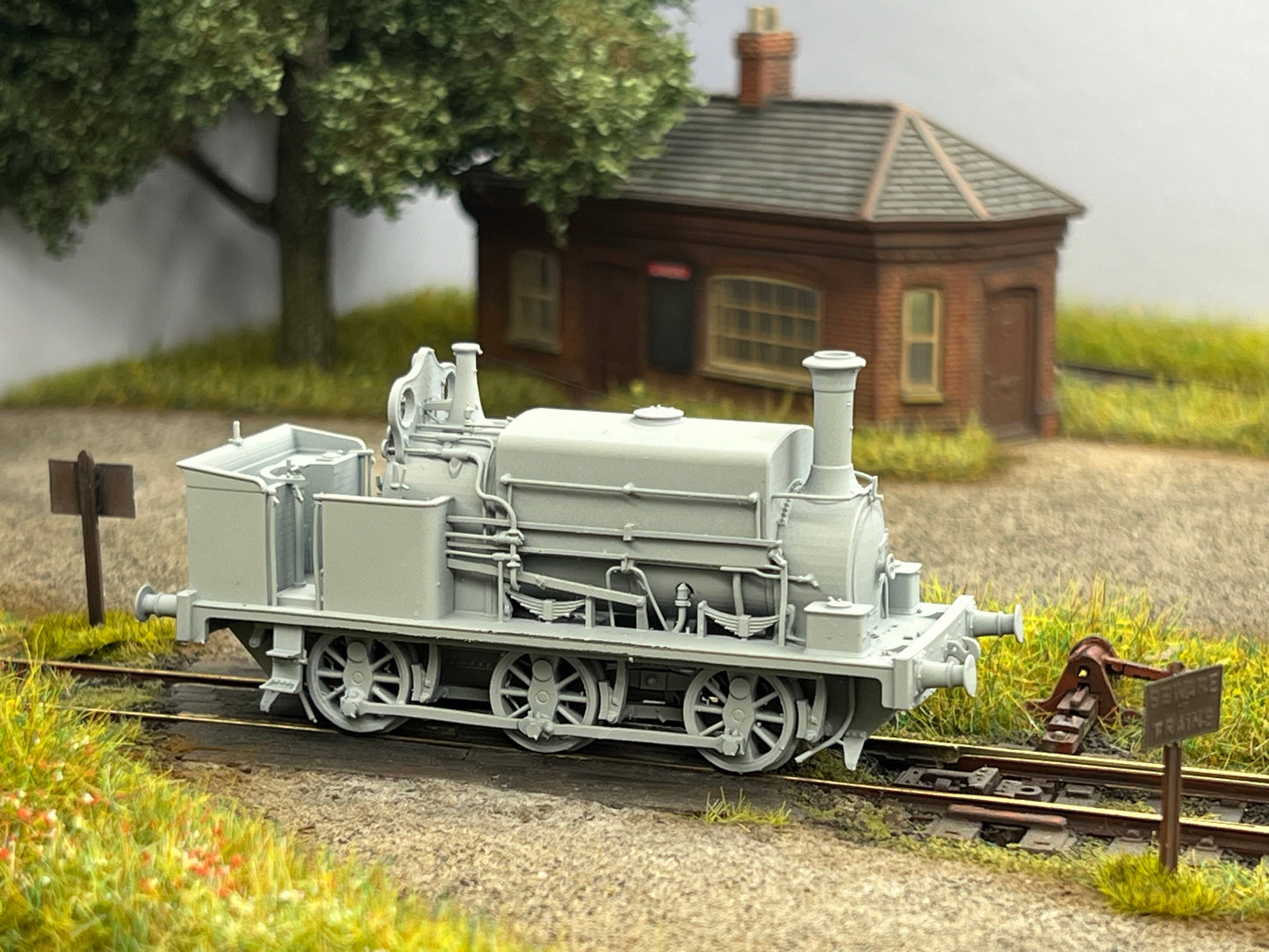 Manning Wardle L Class Unnumbered in Plain Red 0-6-0ST Steam Tank Locomotive - DCC Sound