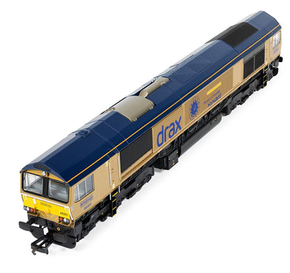 RailRoad GB Railfreight Class 66 Co-Co Drax 50th Anniversary Gold 66301 ‘Drax Power Station 50’ Diesel Locomotive
