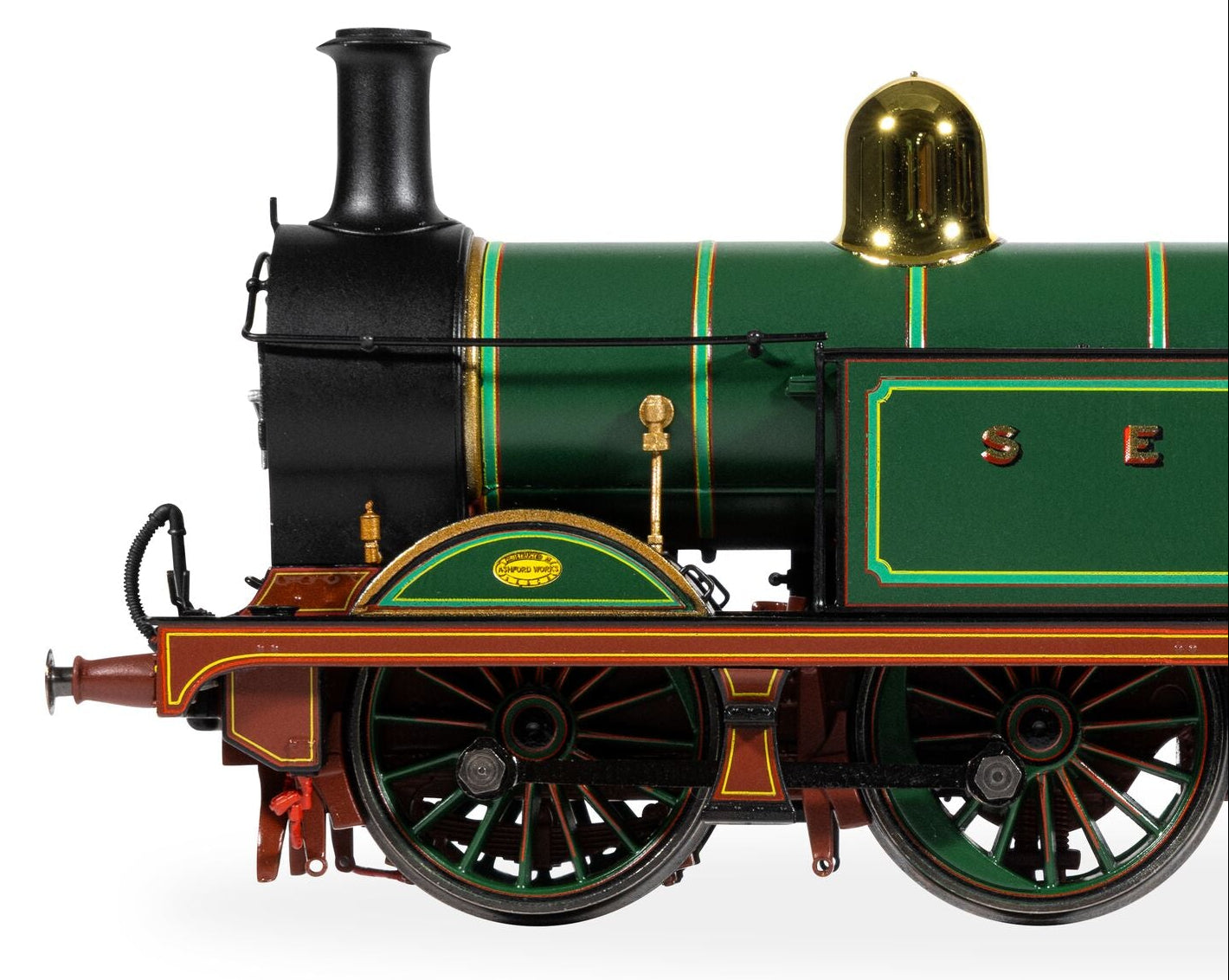 R30419 H Class 0-4-4T SECR Lined Green 161 Steam Locomotive