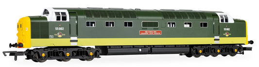 RailRoad BR Class 55 The Kings own Yorkshire Light Infantry No.55002 Diesel Locomotive - DCC Sound