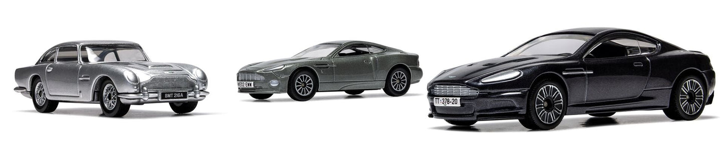TY99284 James Bond Aston Martin Collection (V12 Vanquish, DB5, DBS)