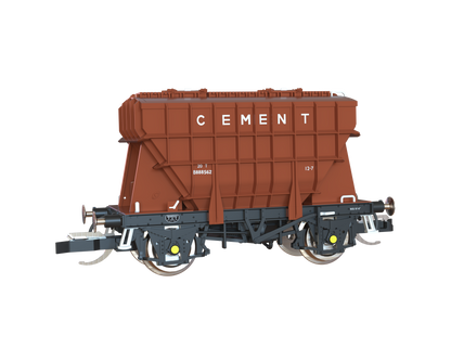 T3000 Presflo Cement Wagon BR pre-TOPS Bauxite Triple Pack - B888393, B888562 & B888573