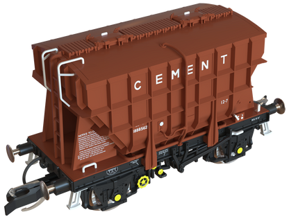 T3000 Presflo Cement Wagon BR pre-TOPS Bauxite Triple Pack - B888393, B888562 & B888573
