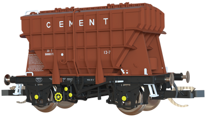 T3000 Presflo Cement Wagon BR pre-TOPS Bauxite Triple Pack - B888393, B888562 & B888573
