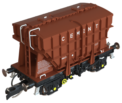 T3000 Presflo Cement Wagon BR pre-TOPS Bauxite Triple Pack - B888393, B888562 & B888573