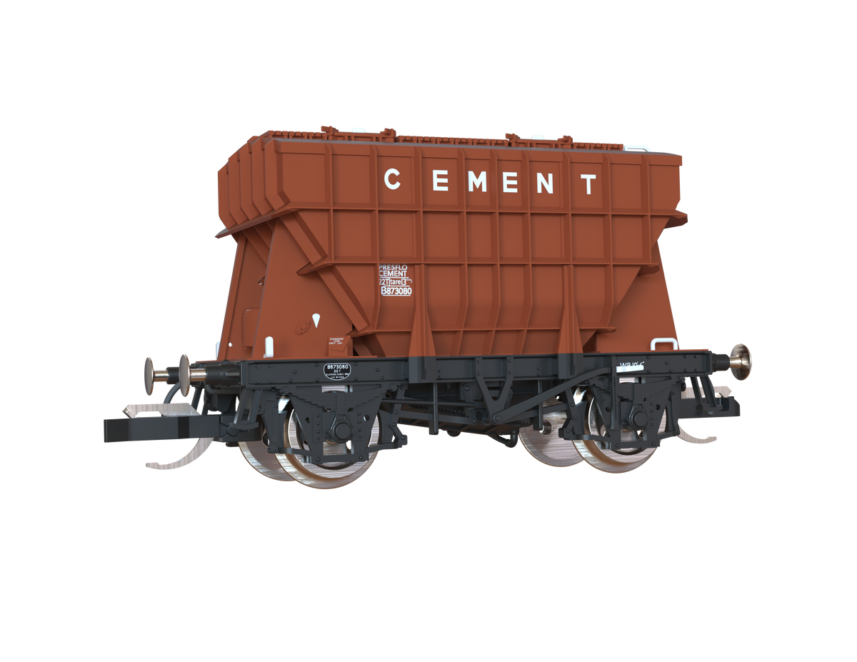 T3002 Presflo Cement Wagon BR TOPS Bauxite Triple Pack - B873080, B873083 & B873091