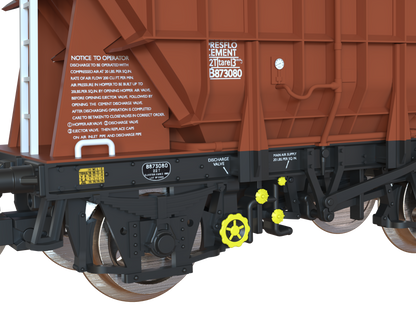 T3002 Presflo Cement Wagon BR TOPS Bauxite Triple Pack - B873080, B873083 & B873091