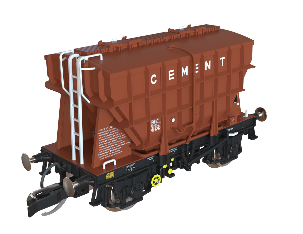 T3002 Presflo Cement Wagon BR TOPS Bauxite Triple Pack - B873080, B873083 & B873091