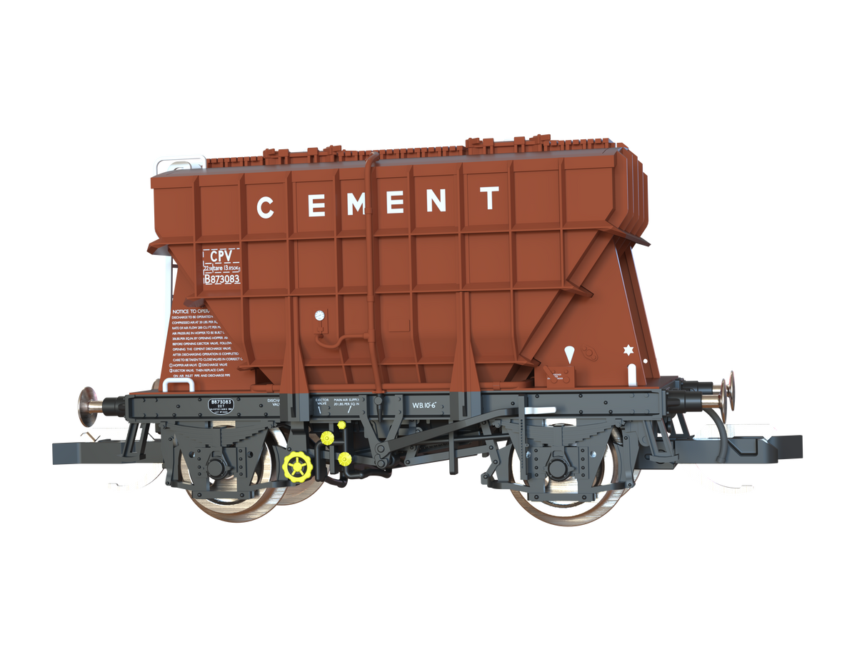 T3002 Presflo Cement Wagon BR TOPS Bauxite Triple Pack - B873080, B873083 & B873091