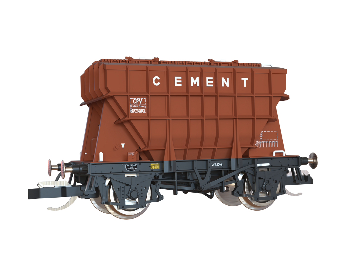 T3002 Presflo Cement Wagon BR TOPS Bauxite Triple Pack - B873080, B873083 & B873091